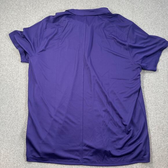 Kansas State Wildcats Nike Dri-Fit Polo Shirt Men's 3XL Purple Short Sleeve - Picture 8 of 8